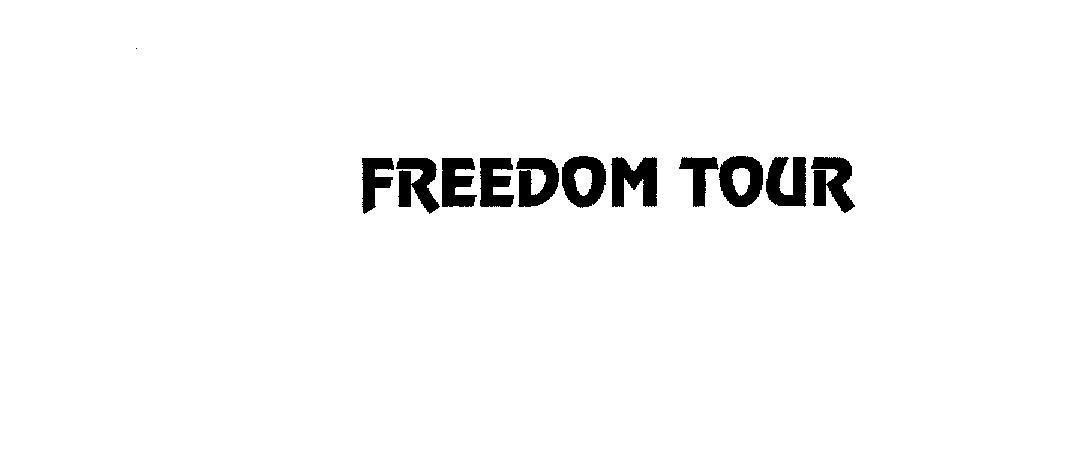 Mẫu nhãn hiệu FREEDOM TOUR