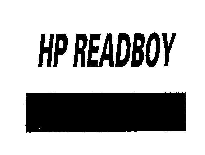 Mẫu nhãn hiệu HP READBOY