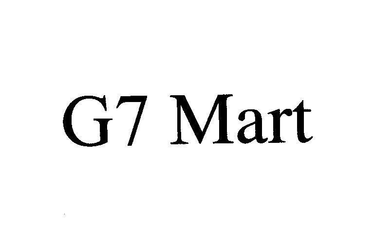 Mẫu nhãn hiệu G7 MART