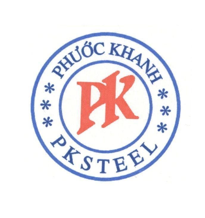 Mẫu nhãn hiệu Phước Khanh PK PKSTEEL