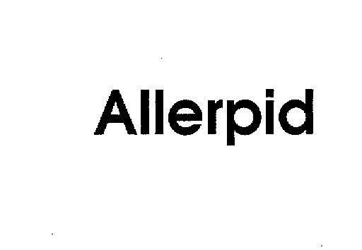 Mẫu nhãn hiệu ALLERPID
