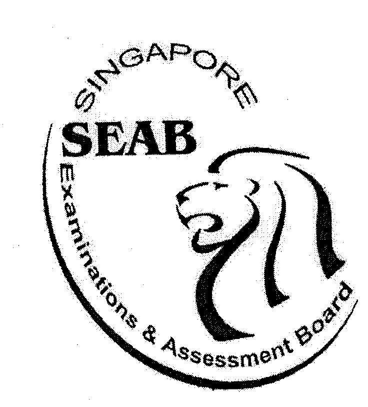 Mẫu nhãn hiệu SEAB SINGAPORE EXAMINATION ASSESSMENT BOARD