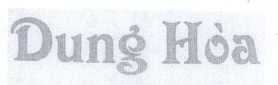 Mẫu nhãn hiệu DUNG HòA