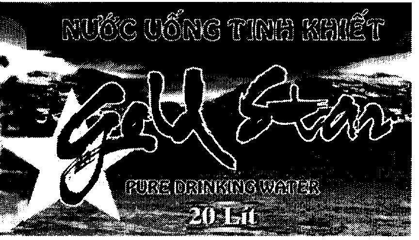 Mẫu nhãn hiệu GOLD STAR Nước uống tinh khiết PURE DRINKING WATER 20 LIT
