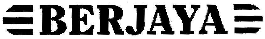 Mẫu nhãn hiệu BERJAYA