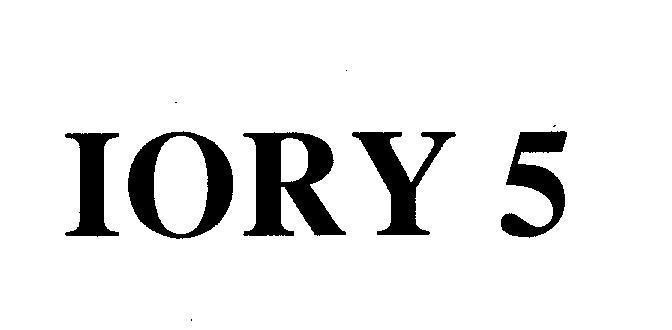 Mẫu nhãn hiệu IORY 5