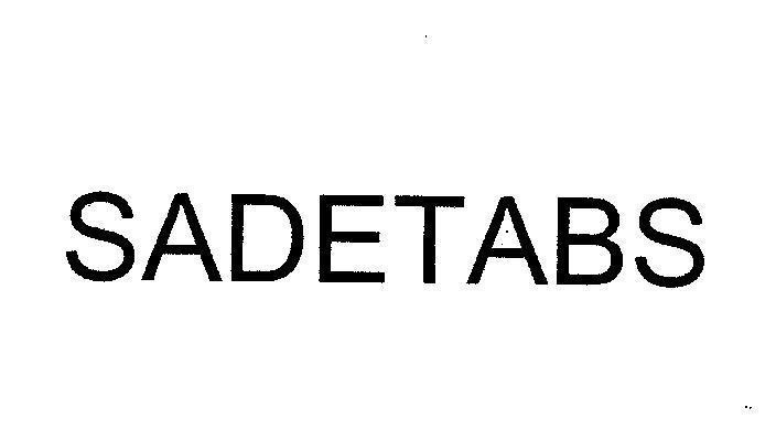 Mẫu nhãn hiệu SADETABS