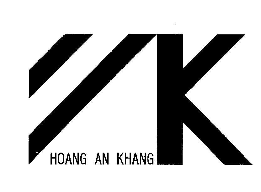 Mẫu nhãn hiệu HAK K HOANG AN KHANG