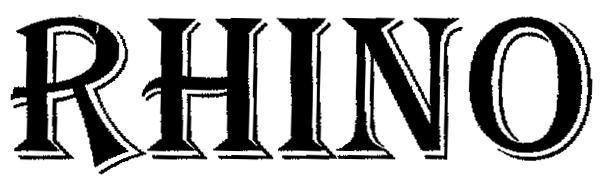 Mẫu nhãn hiệu RHINO
