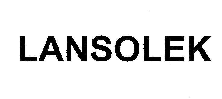 Mẫu nhãn hiệu LANSOLEK