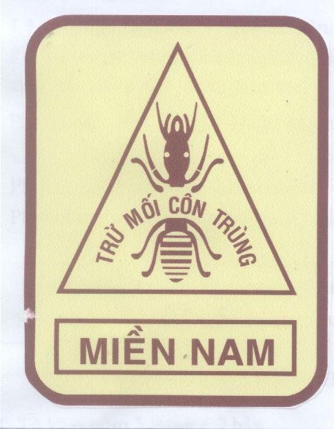 Mẫu nhãn hiệu Miền Nam Trừ mối côn trùng