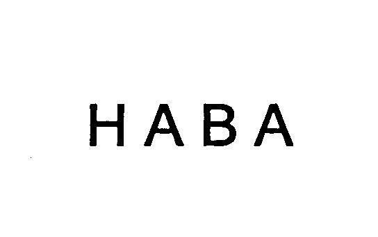 Mẫu nhãn hiệu HABA