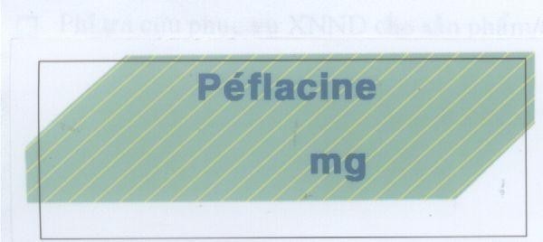 Mẫu nhãn hiệu PEFLACINE MG