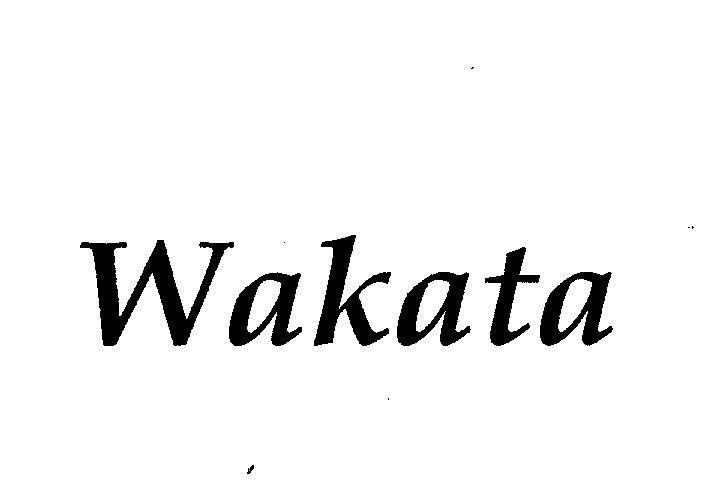Mẫu nhãn hiệu WAKATA