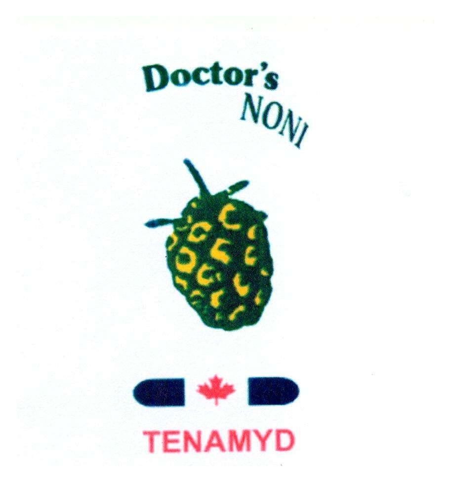 Mẫu nhãn hiệu Doctor's NONI TENAMYD