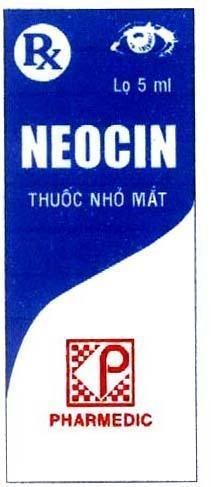 Mẫu nhãn hiệu NEOCIN P PHARMEDIC Thuốc Nhỏ Mắt