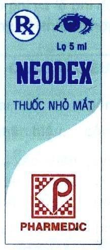 Mẫu nhãn hiệu NEODEX P PHARMEDIC Thuốc Nhỏ Mắt