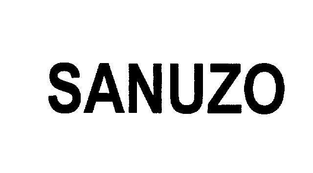 Mẫu nhãn hiệu SANUZO