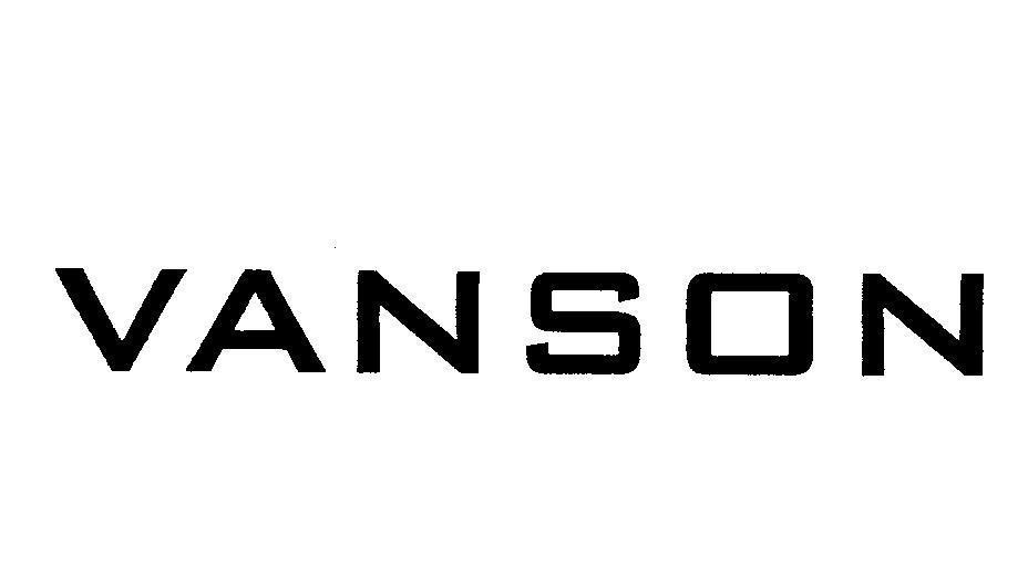 Mẫu nhãn hiệu VANSON