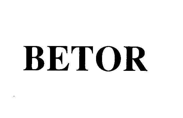 Mẫu nhãn hiệu BETOR
