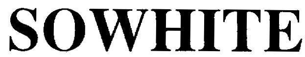 Mẫu nhãn hiệu SOWHITE