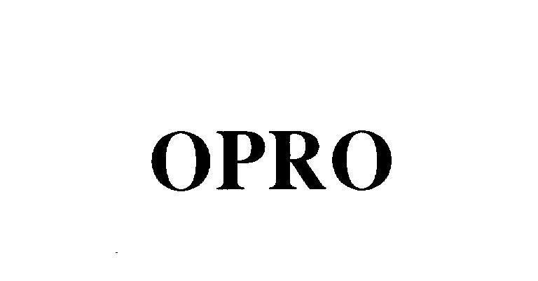Mẫu nhãn hiệu OPRO