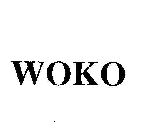 Mẫu nhãn hiệu WOKO