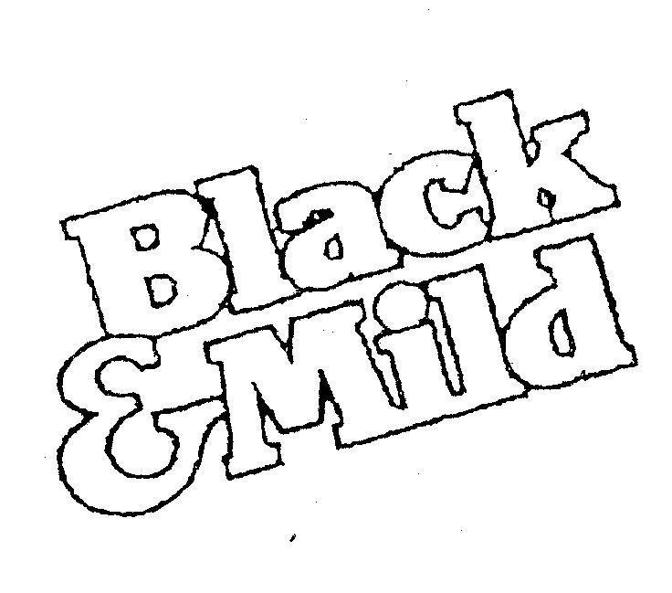 Mẫu nhãn hiệu BLACK & MILD