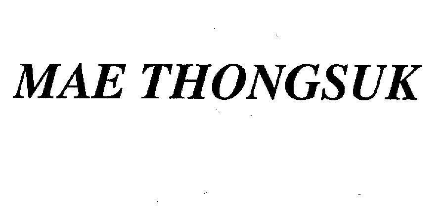 Mẫu nhãn hiệu MAE THONGSUK