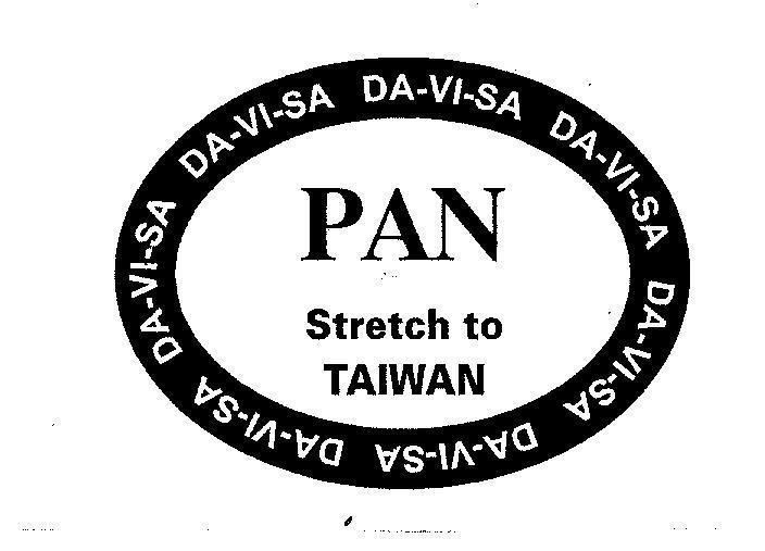 Mẫu nhãn hiệu DA VI SA PAN STRETCH TO TAIWAN