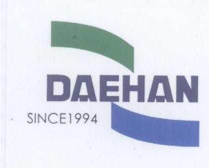 Mẫu nhãn hiệu DAEHAN SINCE 1994
