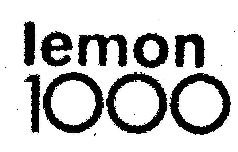 Mẫu nhãn hiệu LEMON 1000