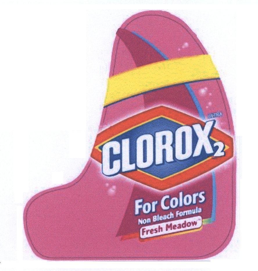 Mẫu nhãn hiệu CLOROX 2 ULTRA FOR COLORS NON BLEACH FORMULA FRESH MEADOW