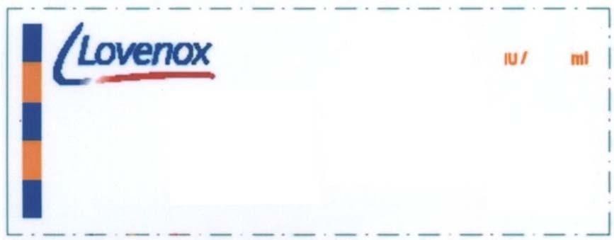 Mẫu nhãn hiệu L LOVENOX