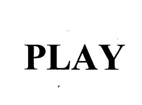Mẫu nhãn hiệu PLAY