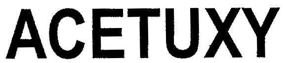 Mẫu nhãn hiệu ACETUXY