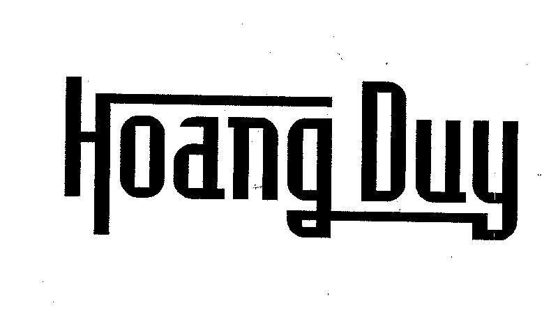 Mẫu nhãn hiệu HOANG DUY