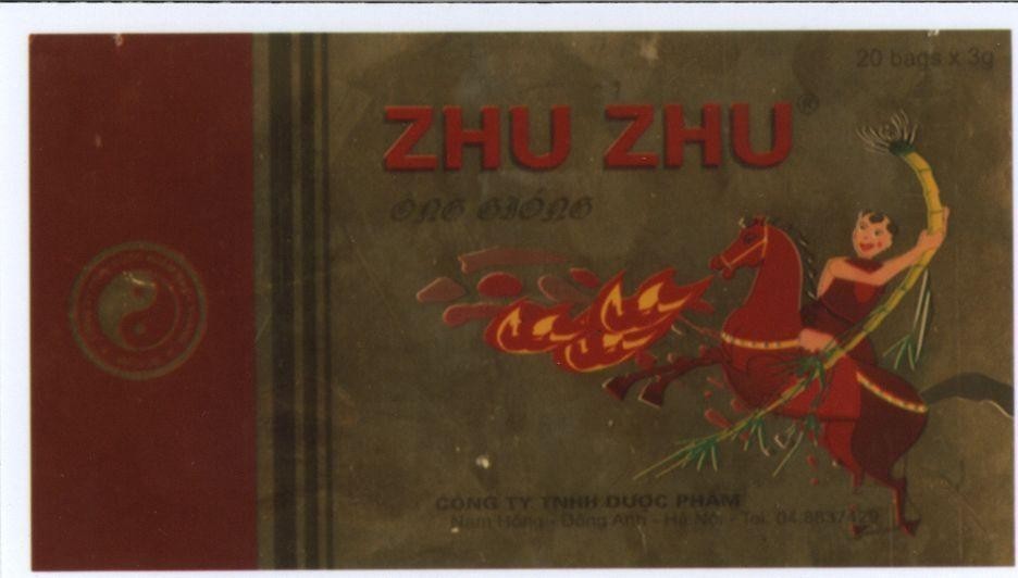 Mẫu nhãn hiệu ZHU ZHU ÔNG GIóNG