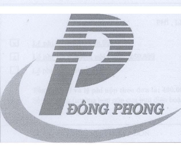 Mẫu nhãn hiệu Đ P ĐÔNG PHONG