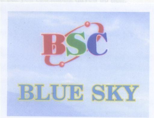Mẫu nhãn hiệu BSC BLUE SKY