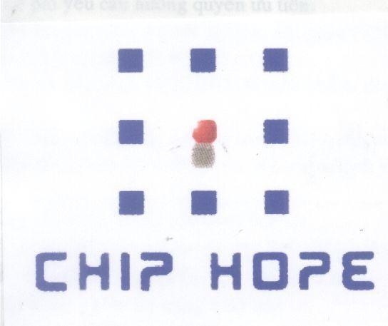 Mẫu nhãn hiệu CHIP HOPE