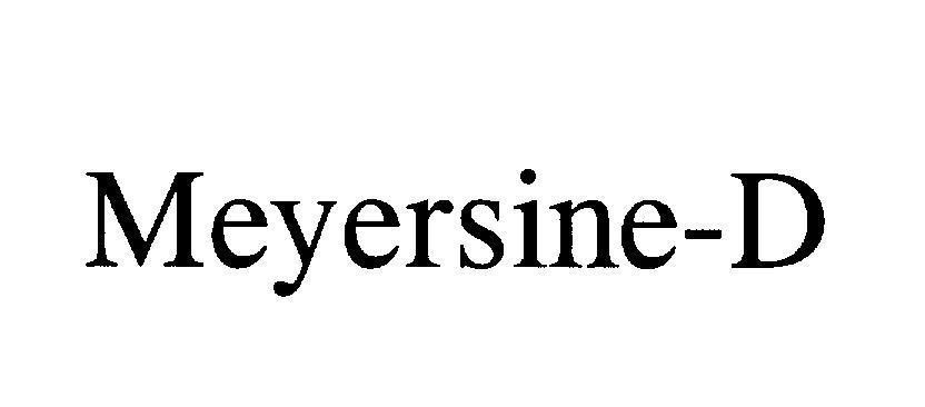 Mẫu nhãn hiệu MEYERSINE - D