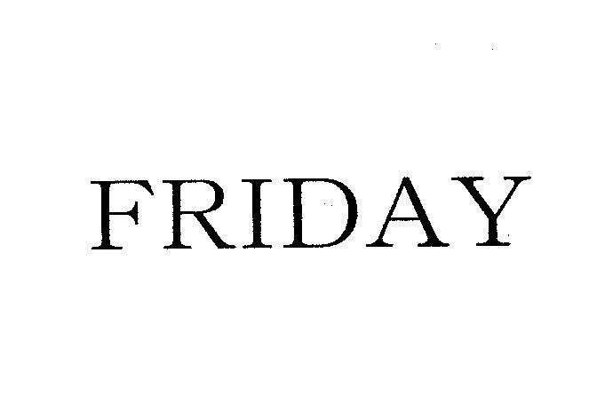 Mẫu nhãn hiệu FRIDAY