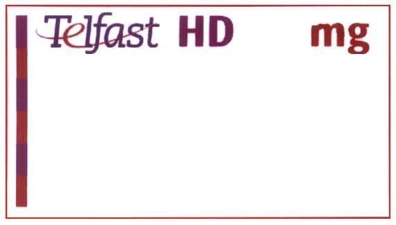 Mẫu nhãn hiệu TELFAST HD MG