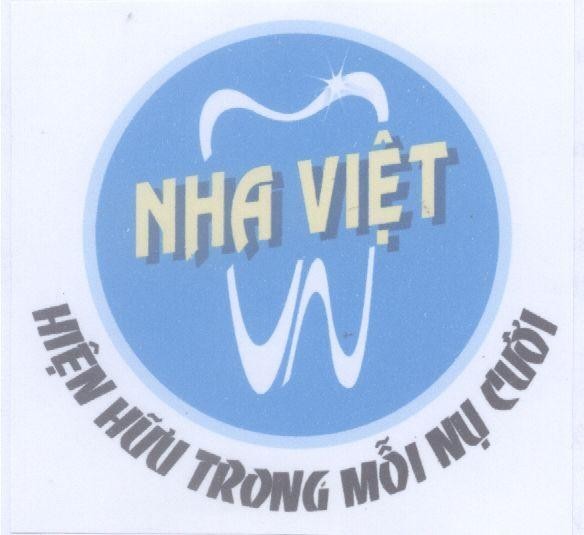 Mẫu nhãn hiệu NhA Việt Hiện Hữu Trong Mỗi Nụ Cười