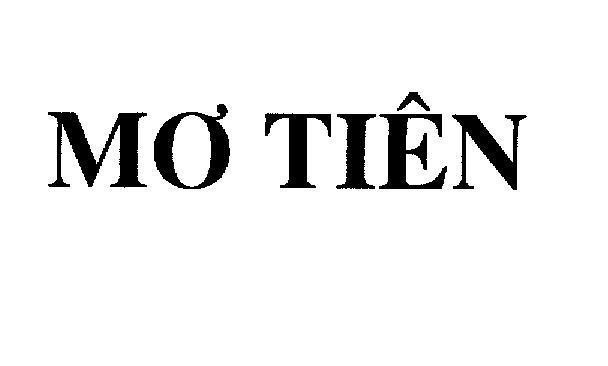 Mẫu nhãn hiệu Mơ Tiên