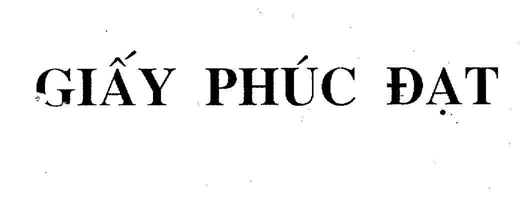 Mẫu nhãn hiệu Phúc Đạt Giấy