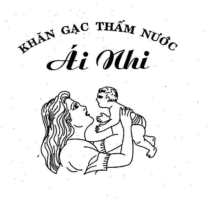 Mẫu nhãn hiệu ái Nhi Khăn Gạc Thấm Nước