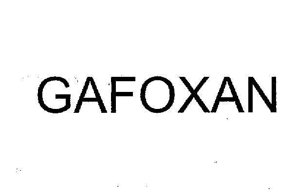 Mẫu nhãn hiệu GAFOXAN
