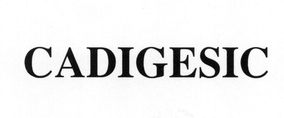 Mẫu nhãn hiệu CADIGESIC